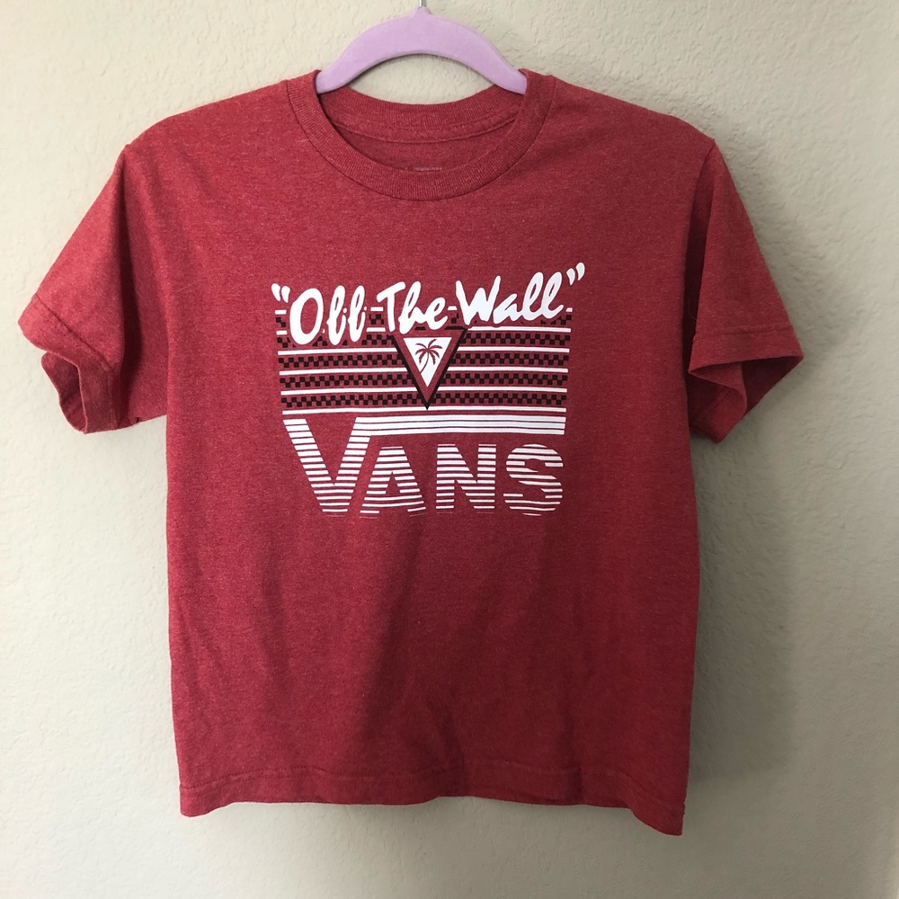 Vans Red Cropped Tee